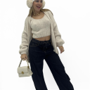 twinset due pezzi cardigan e top nuvia